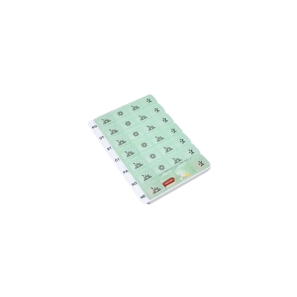 4587-davkovac liekov tyzdenny svetlo zeleny 04 sk